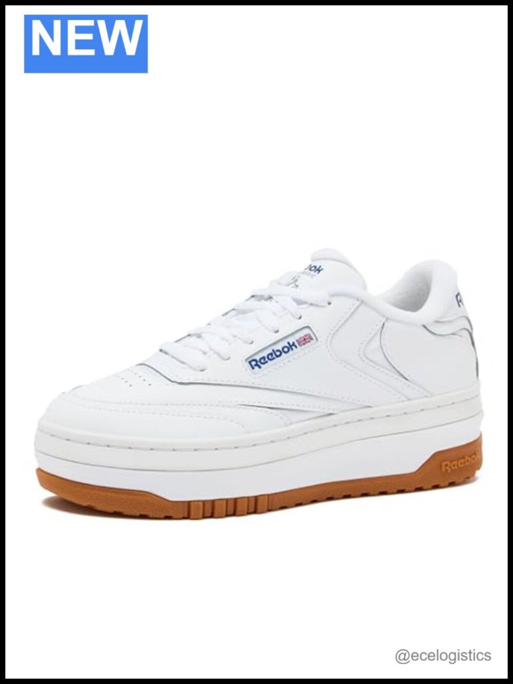 White Leather Platform Sneakers - Chunky Casual Tennis Shoes for Women - 2" Heel